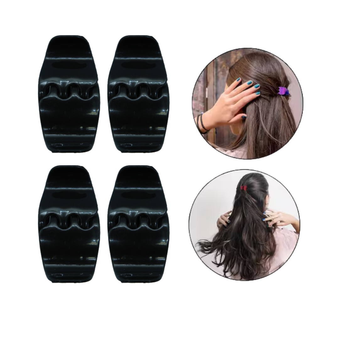 Piranha Tridente Média para Cabelo – Atacado 600 Unid | Cores Sortidas | Revenda Acessórios Femininos - Imagem 2