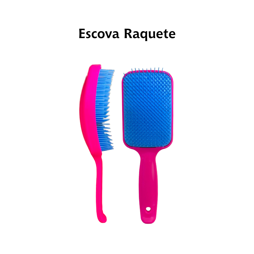 Escova Raquete Cabelo Profissional – Caixa com 50 Unidades - Imagem 3