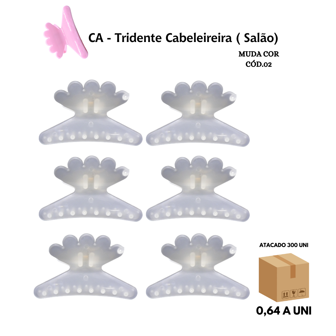 Piranha de Cabelo Profissional para Cabeleireira – Caixa com 25 Dúzias (300 Unidades) - Imagem 2