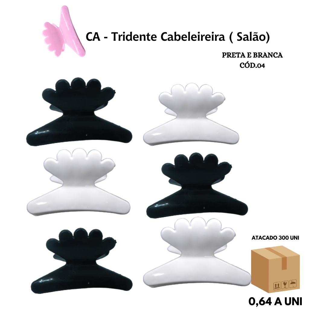 Piranha de Cabelo Profissional para Cabeleireira – Caixa com 25 Dúzias (300 Unidades) - Imagem 3