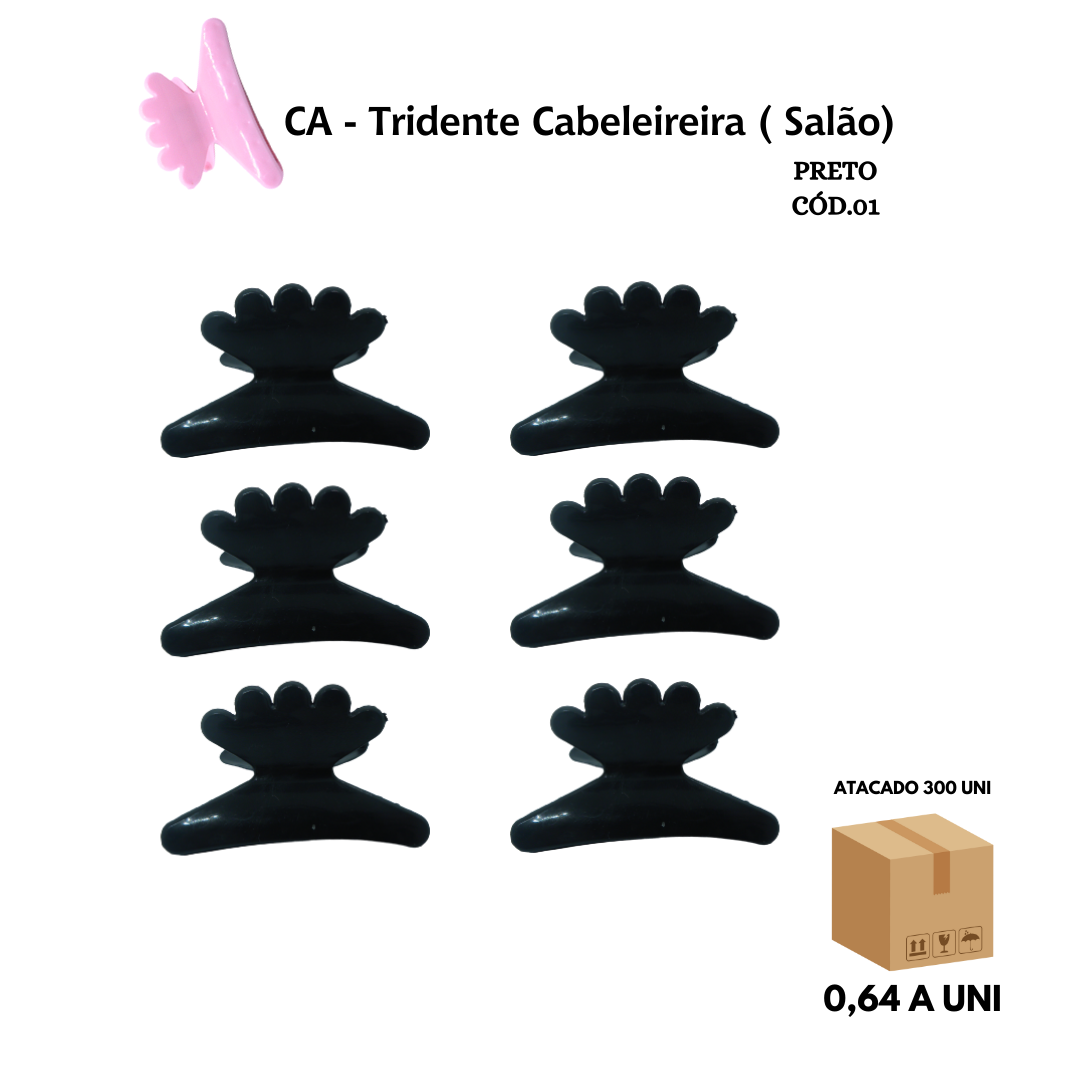 Piranha de Cabelo Profissional para Cabeleireira – Caixa com 25 Dúzias (300 Unidades) - Imagem 5